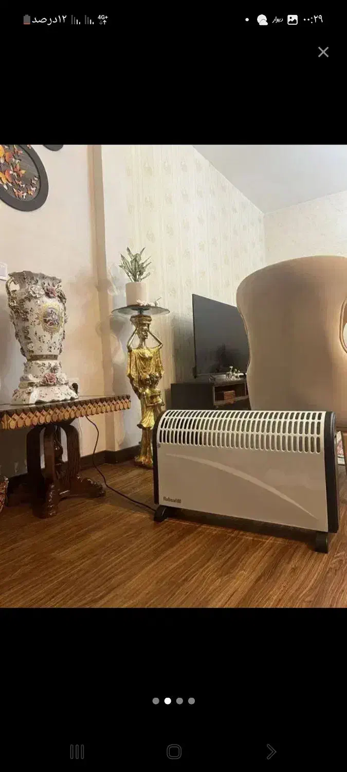 فروش عمده و تکی بخاری برقی گرمادهی فضا تا ۹۰ متر|بخاری، هیتر، شومینه|ساری, |دیوار