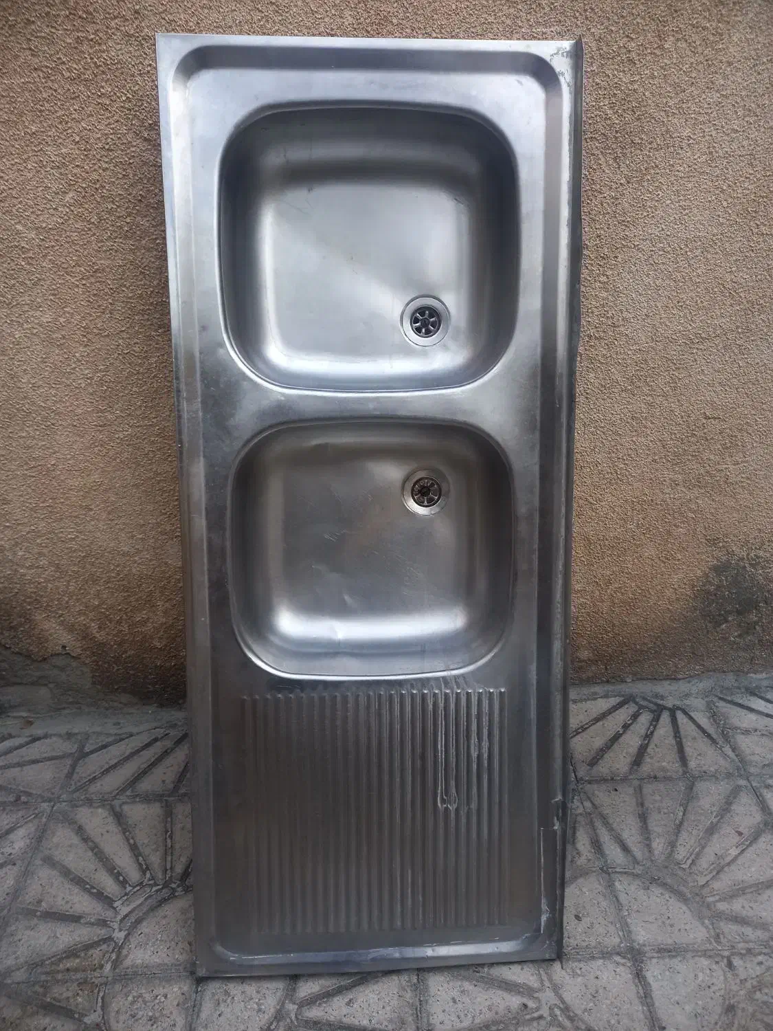 سینک ظرفشویی دوقلو.(هرسین)|مصالح و تجهیزات ساختمان|هرسین, |دیوار