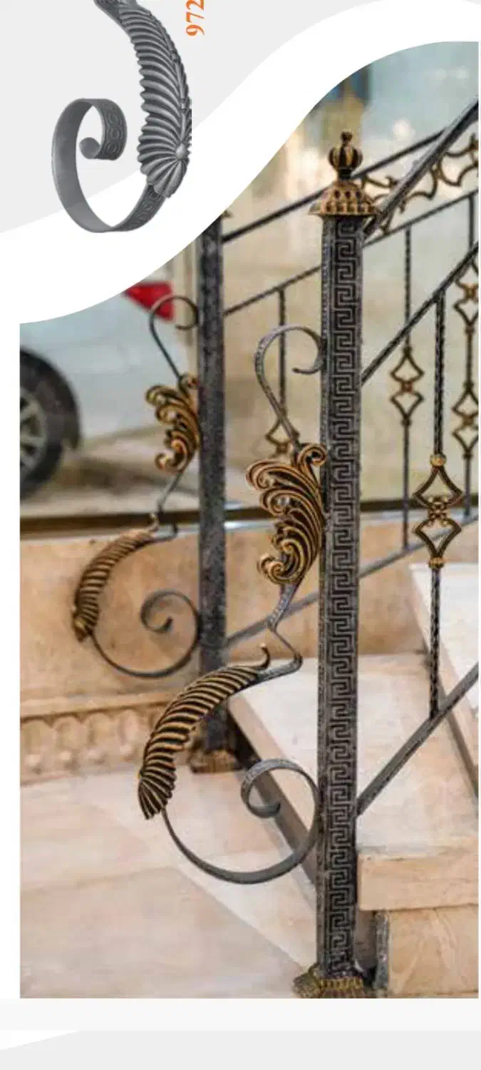 نرده پله فرفورژه|خدمات پیشه و مهارت|زنجان, |دیوار