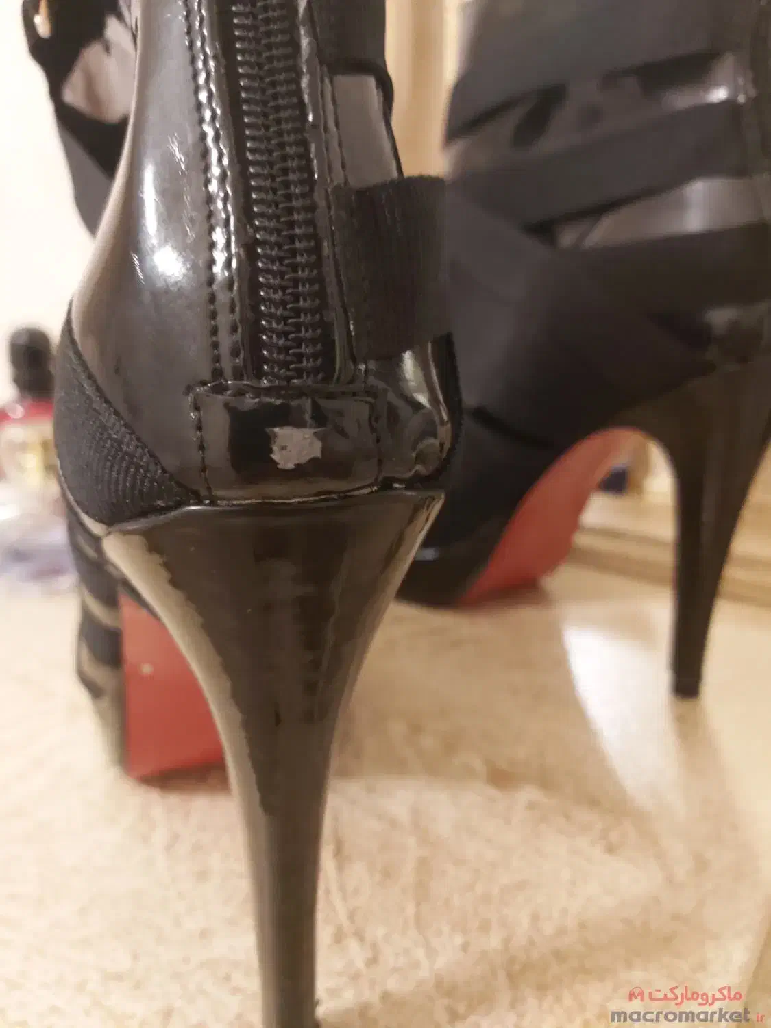 کفش ورنی زنانه مشکی سایز 40 وارداتی|کیف، کفش، کمربند|رشت, امین الضرب|دیوار