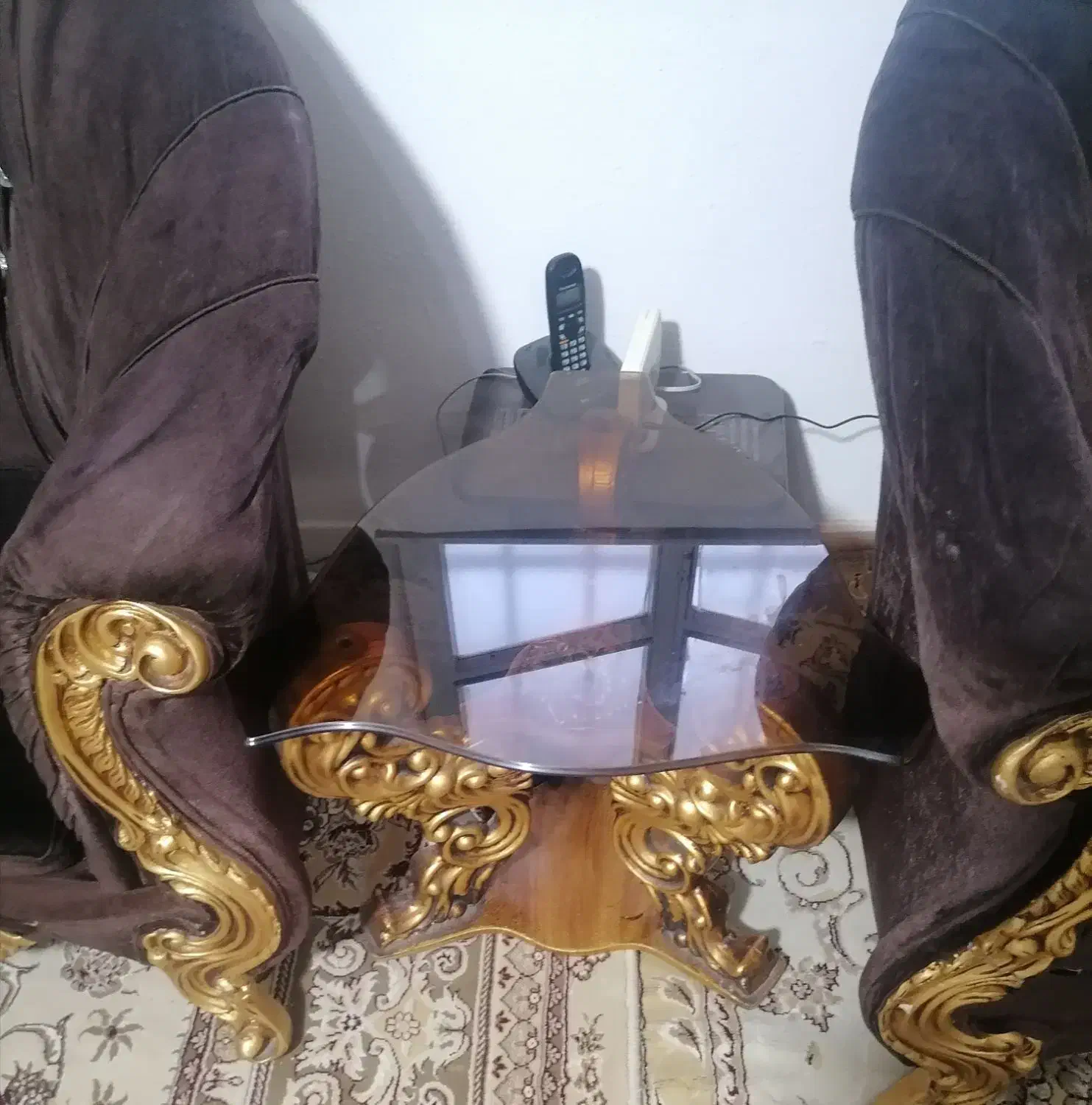 مبل هفت نفره بامیزو عسلی|مبلمان خانگی و میز عسلی|مهدی شهر, |دیوار