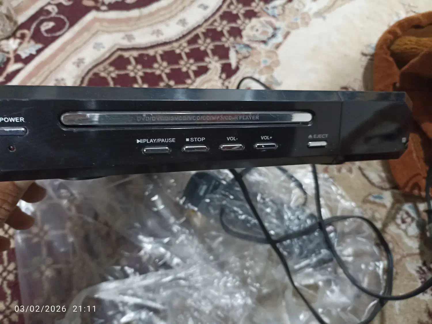 دستگاه DVD|پخش‌کننده DVD و ویدیو|قم, نخودی|دیوار