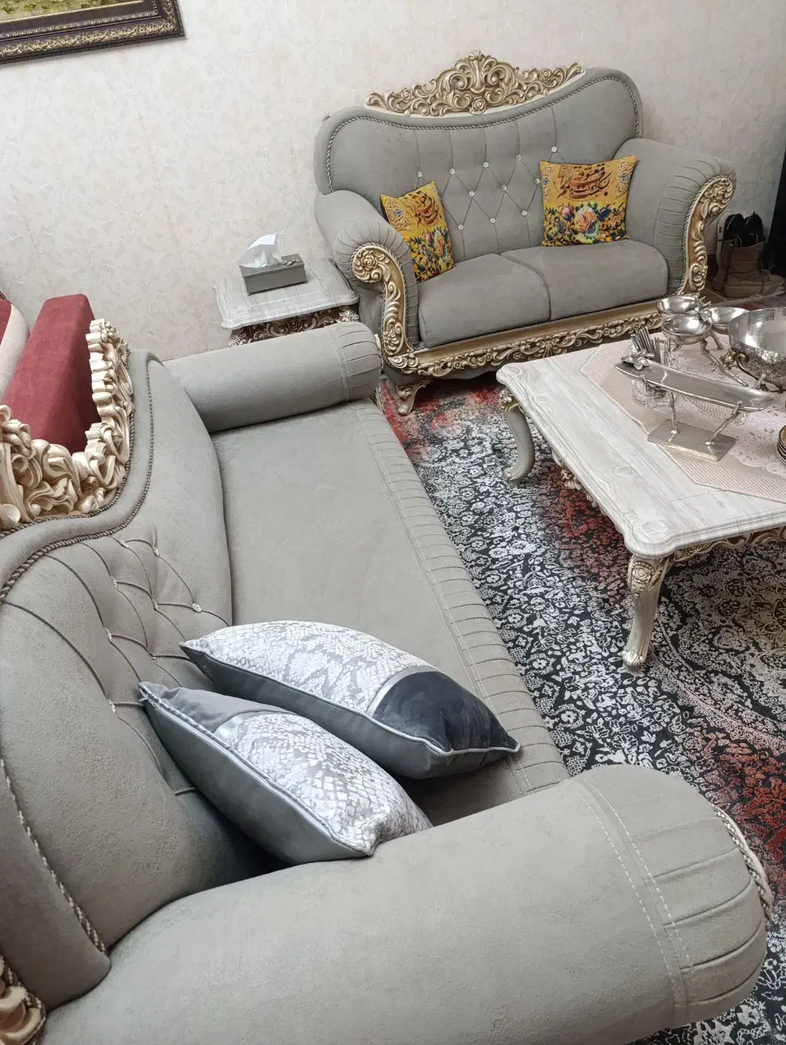 مبل استیل|مبلمان خانگی و میز عسلی|رشت, پستک|دیوار