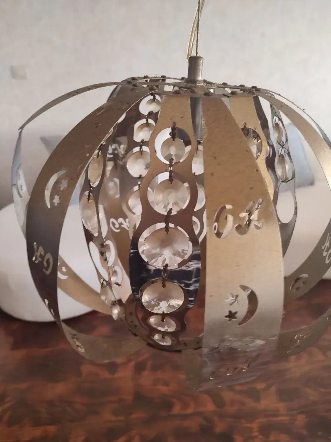 لوستر طلایی|لوستر و چراغ آویز|کیش, |دیوار