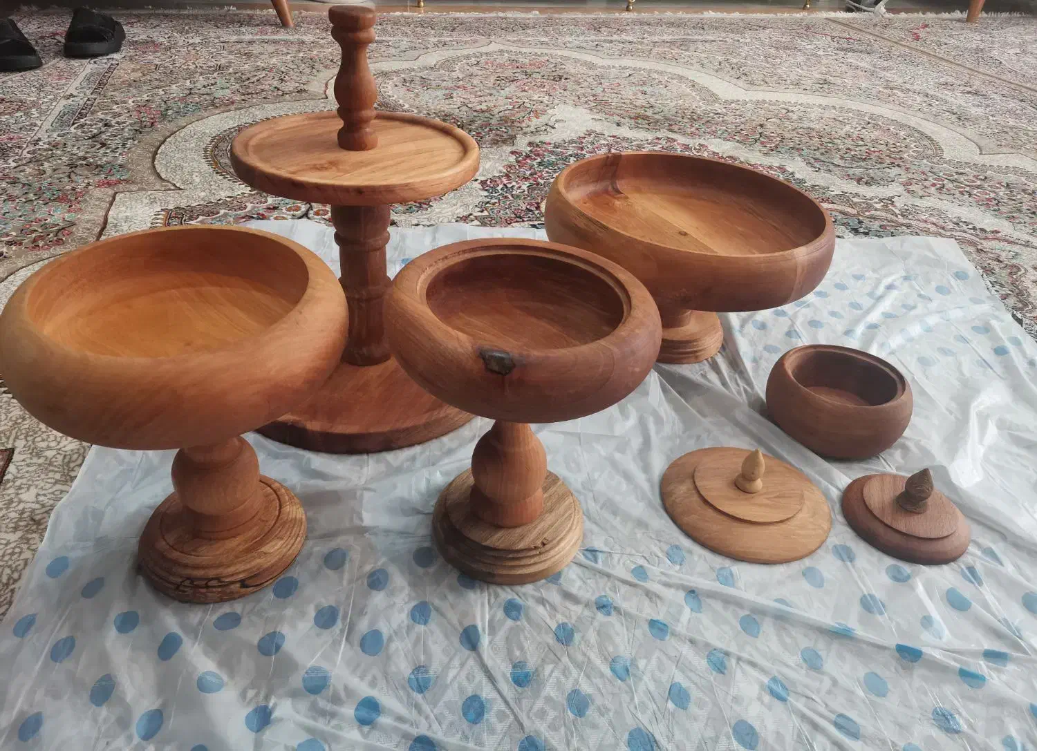 ظروف چوبی|ظروف سرو و پذیرایی|شیراز, فرگاز|دیوار