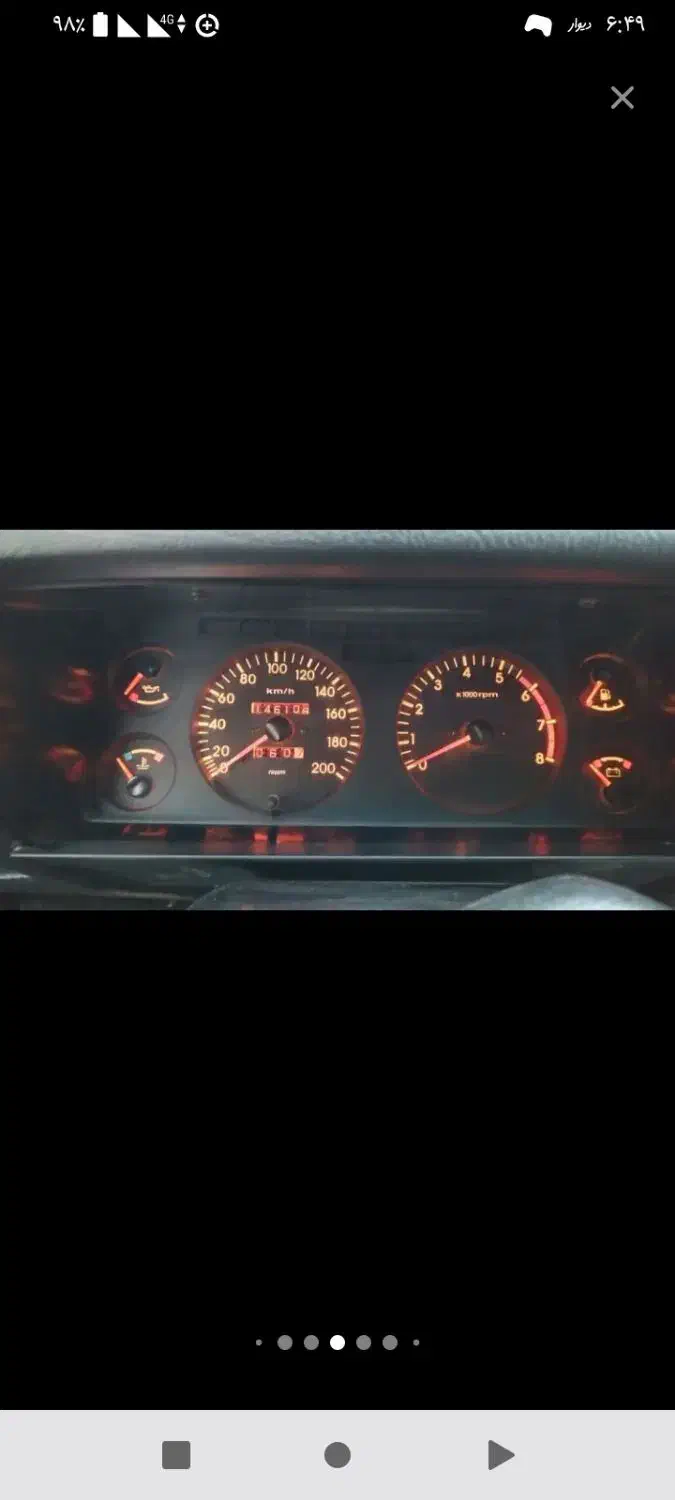 پیکان سواری انژکتور دوگانه گیربکس پژویی|خودرو سواری و وانت|تربت جام, بیست متری منبع آب|دیوار