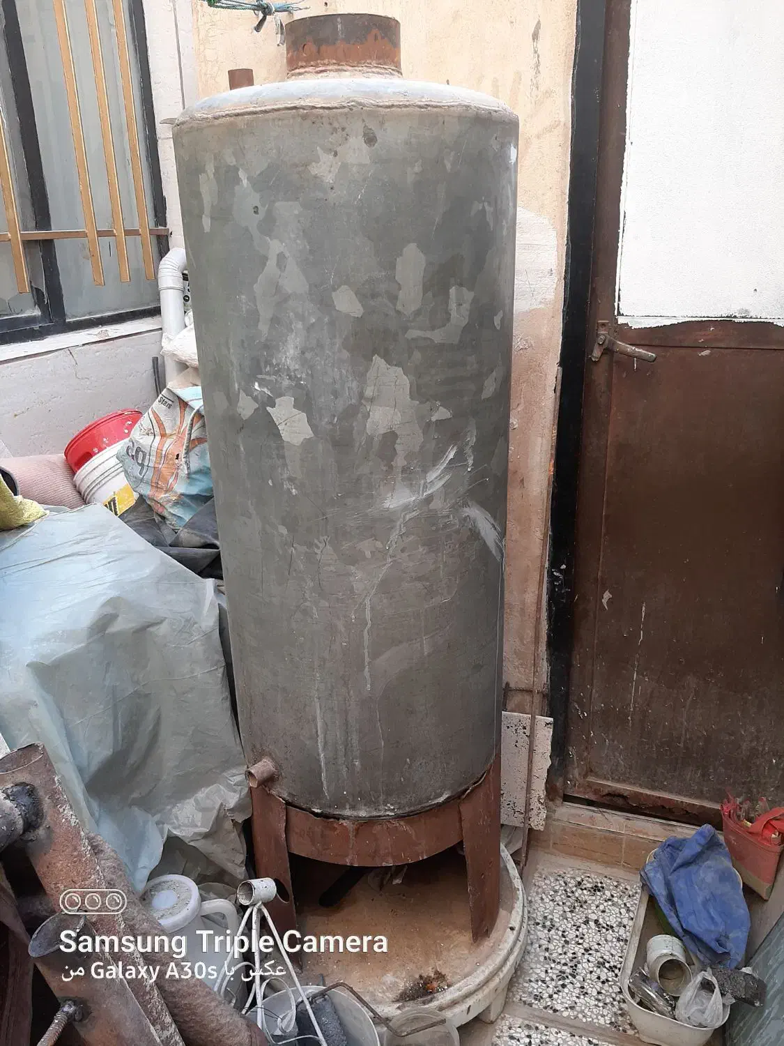 منبع ابگرمکن به همراه قاب و موتور کامل|آبگرمکن، پکیج، شوفاژ|چناران, |دیوار