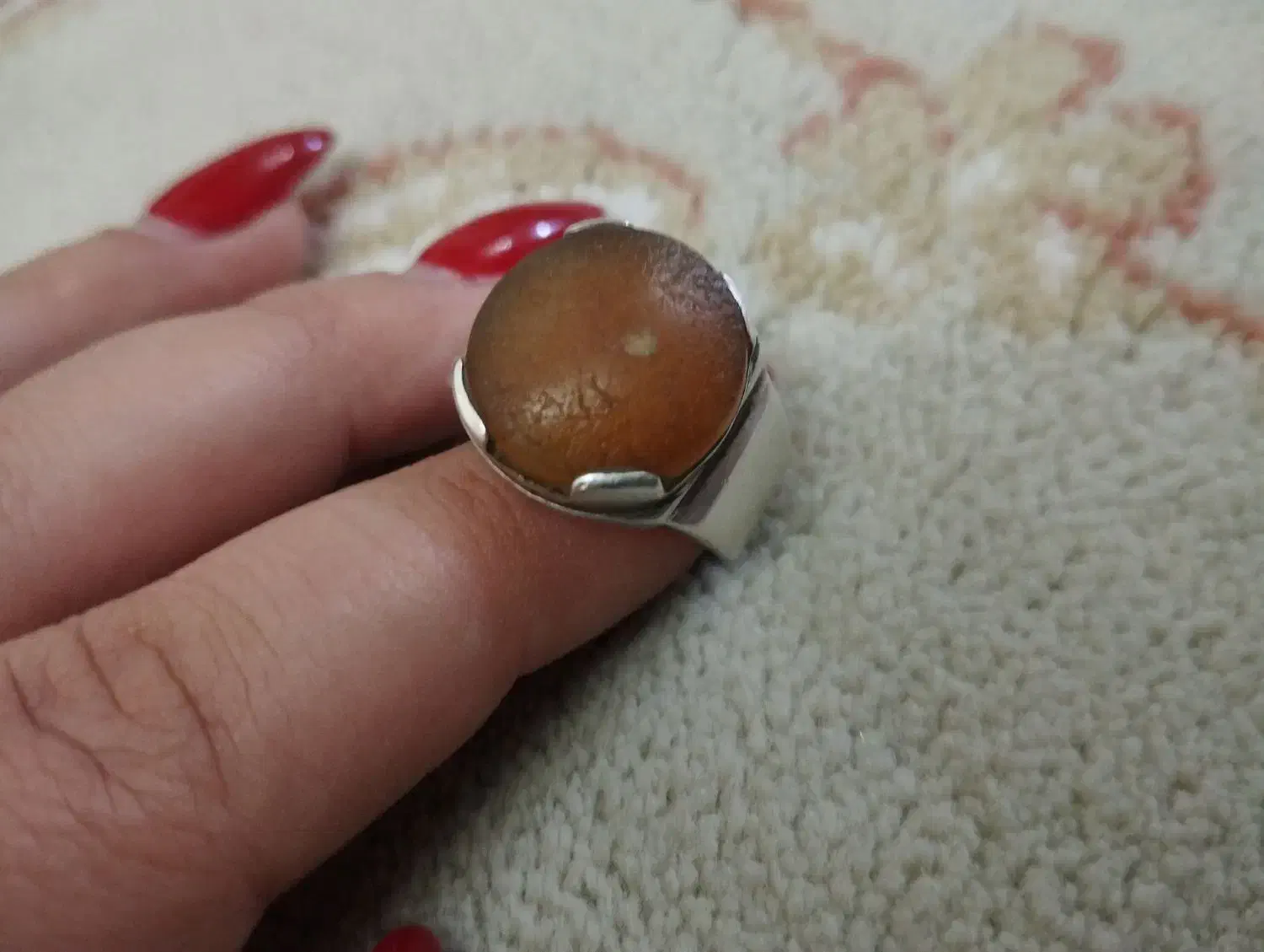 انگشتر عقیق خیلی قدیمی برای چن دوران ساسانیان|کلکسیون اشیاء عتیقه|ابهر, |دیوار