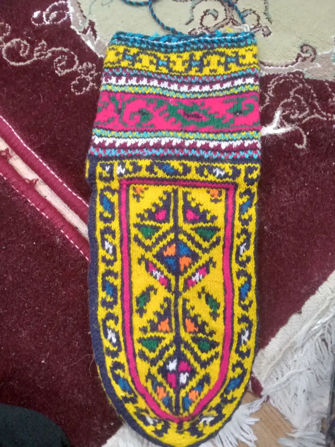 جوراب بلند کاموایی|لباس|ماسال, |دیوار