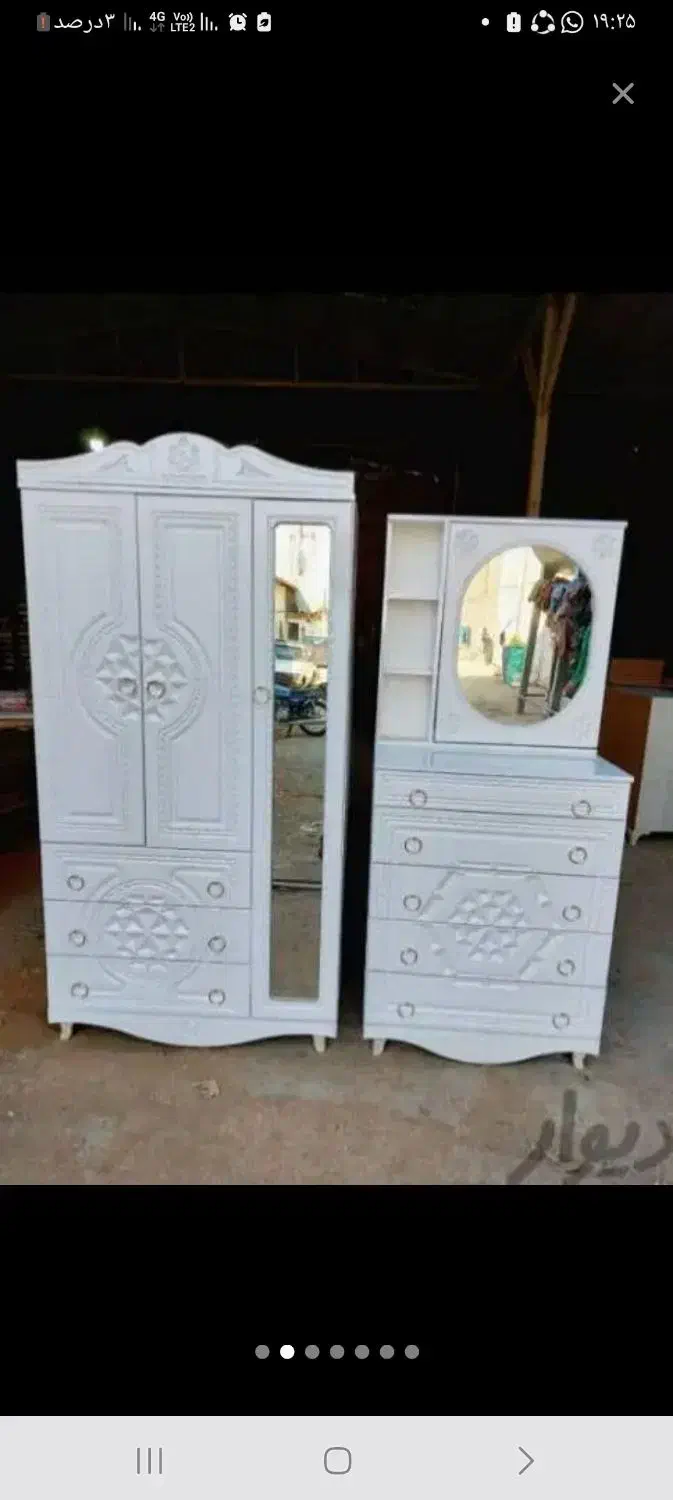 کمد لباسی ۳در|تخت و سرویس خواب|آباده, |دیوار