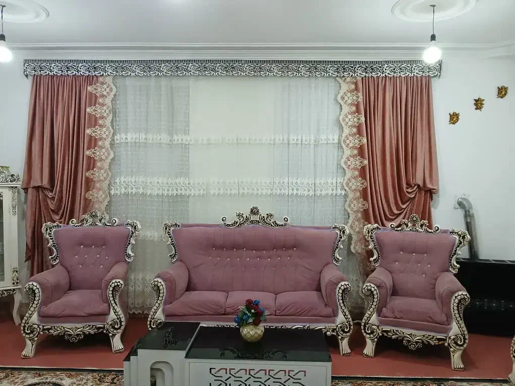 پرده شال وکتیبه|پرده، رانر، رومیزی|نهاوند, |دیوار