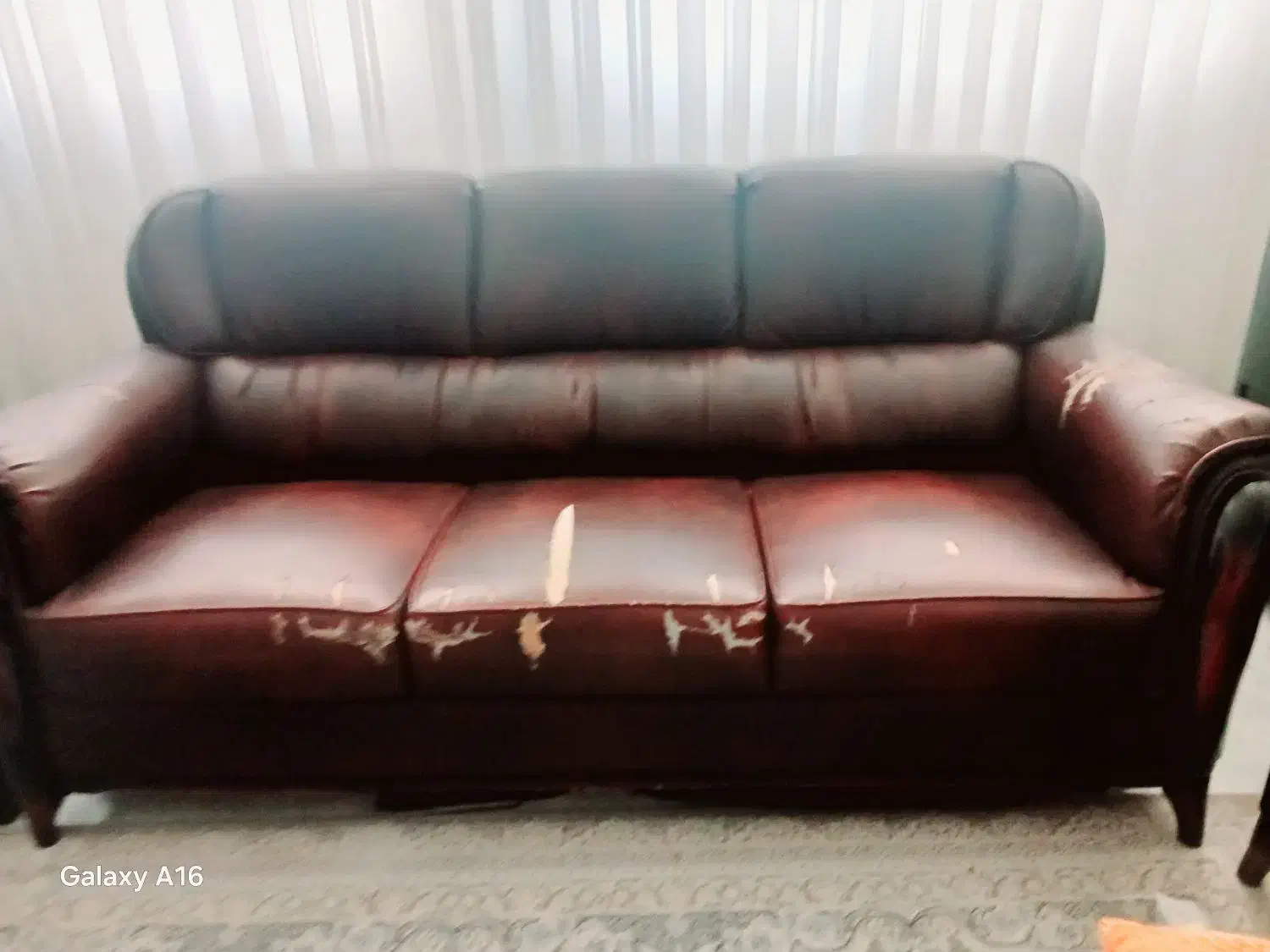 مبل چرم|مبلمان خانگی و میز عسلی|قم, پردیسان|دیوار