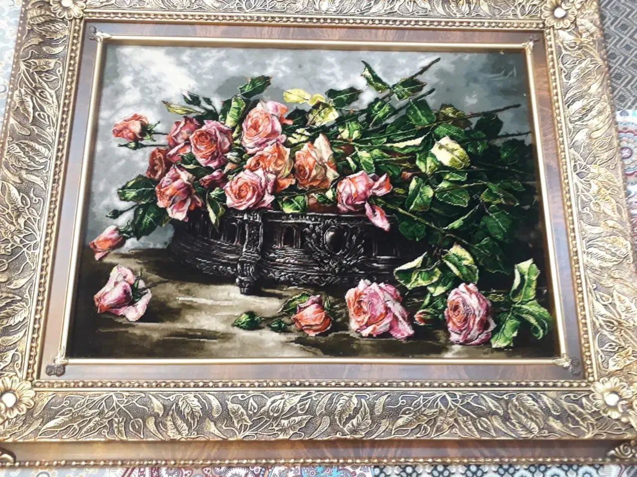 ۲ عدد تابلو فرش دستباف|تابلو فرش|تهران, صد دستگاه|دیوار