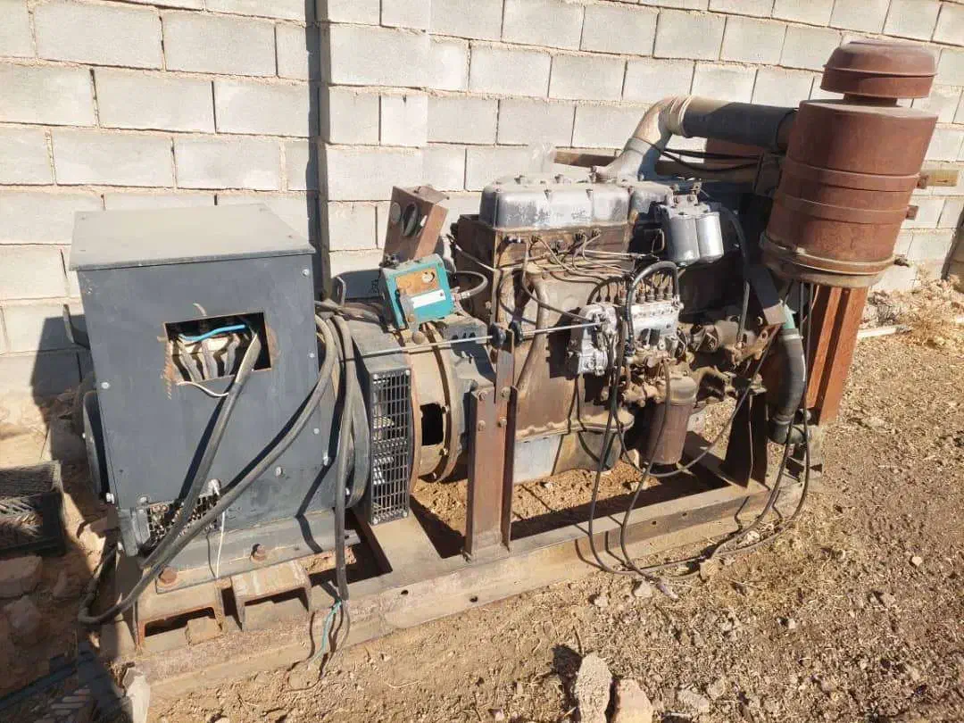 موتور ۳۰۲ با ژنراتور ۱۰۰ کاوا|ماشین‌آلات صنعتی|حسن آباد, |دیوار