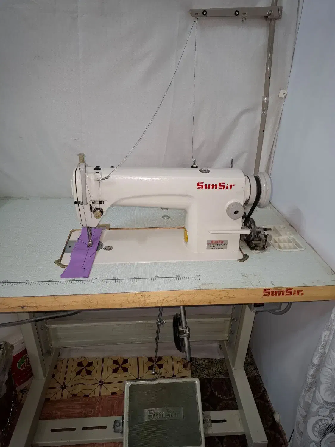 چرخ راسته دوز صنعتی|چرخ خیاطی و ریسندگی|گناباد, |دیوار