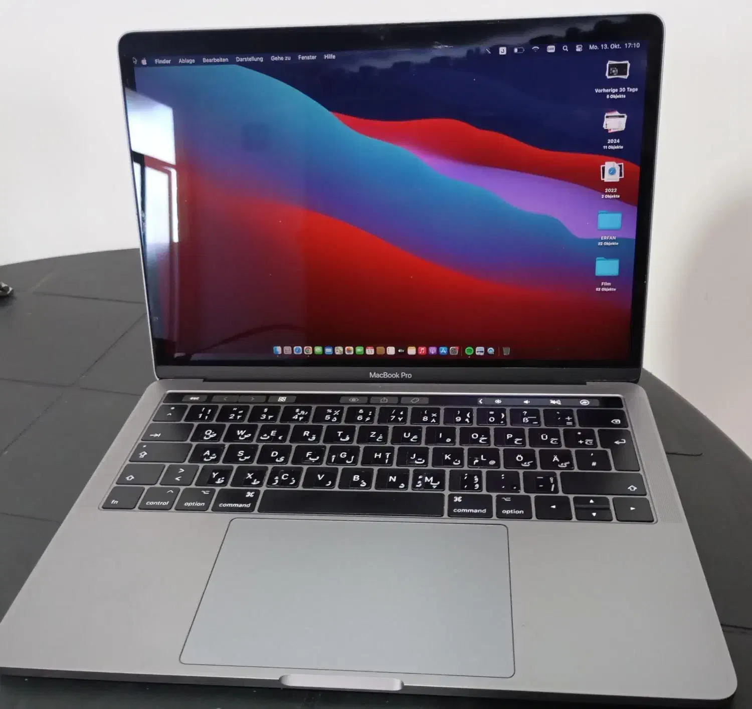 لپ تاپ  MacBook Pro 13 Inch 2017 Touch Bar|رایانه همراه|اصفهان, بهاران|دیوار