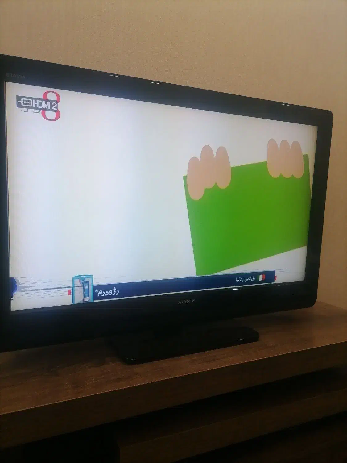 تلویزیون 42 اینچ سونی اصل، همراه با یک گیرنده|تلویزیون و پروژکتور|کرج, شهرک اوج|دیوار