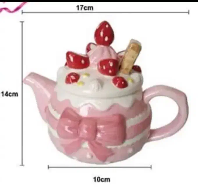 قوری پاپیونی صورتی پینترستی|قوری، کتری، قهوهساز دستی|همدان, |دیوار