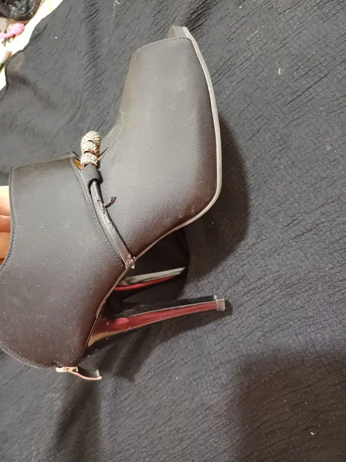 فروش یک جفت کفش مجلسی مشکی|کیف، کفش، کمربند|شیراز, پودنک|دیوار