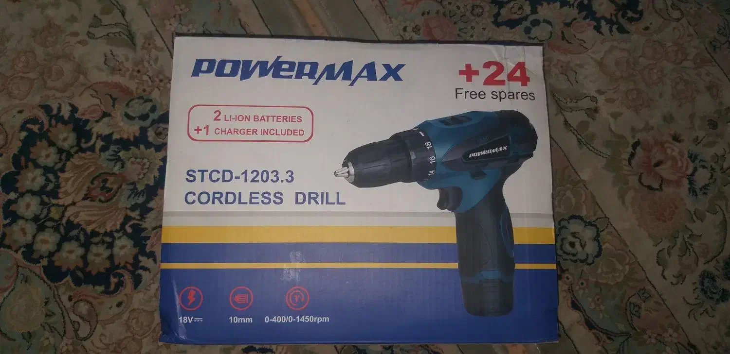 دریل شارژی پاور مکس|ابزارآلات|شهرکرد, |دیوار