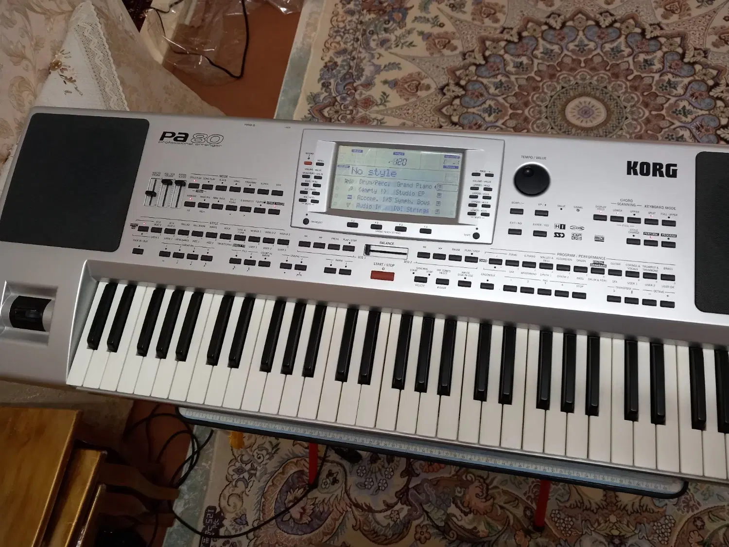 ارگ korg pa80|پیانو، کیبورد، آکاردئون|نسیم‌شهر, |دیوار