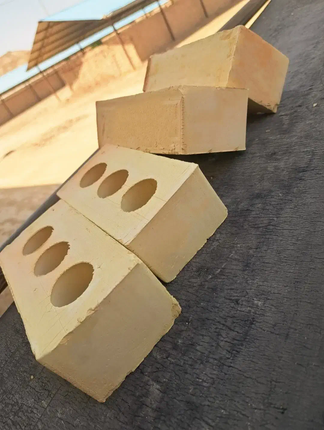 آجر سه گل یاسه سوراخ/آجرسه گل/اجر سه سوراخ/اجر زرد|عمده‌فروشی|دهبکری, |دیوار