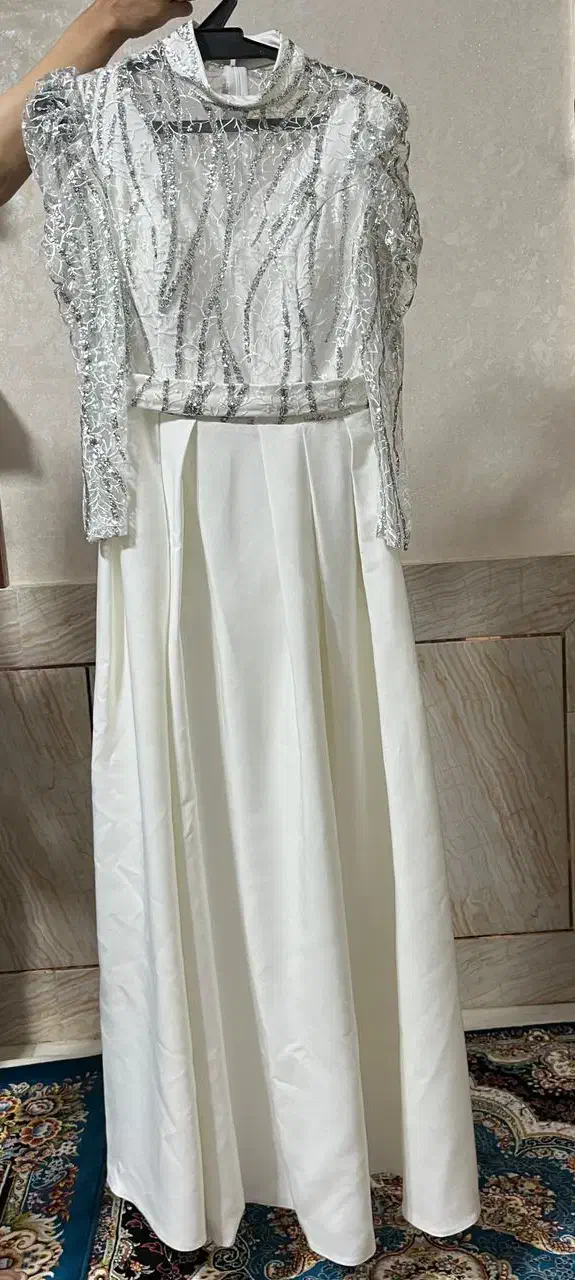 لباس مجلسی سفید|لباس|فلاورجان, |دیوار