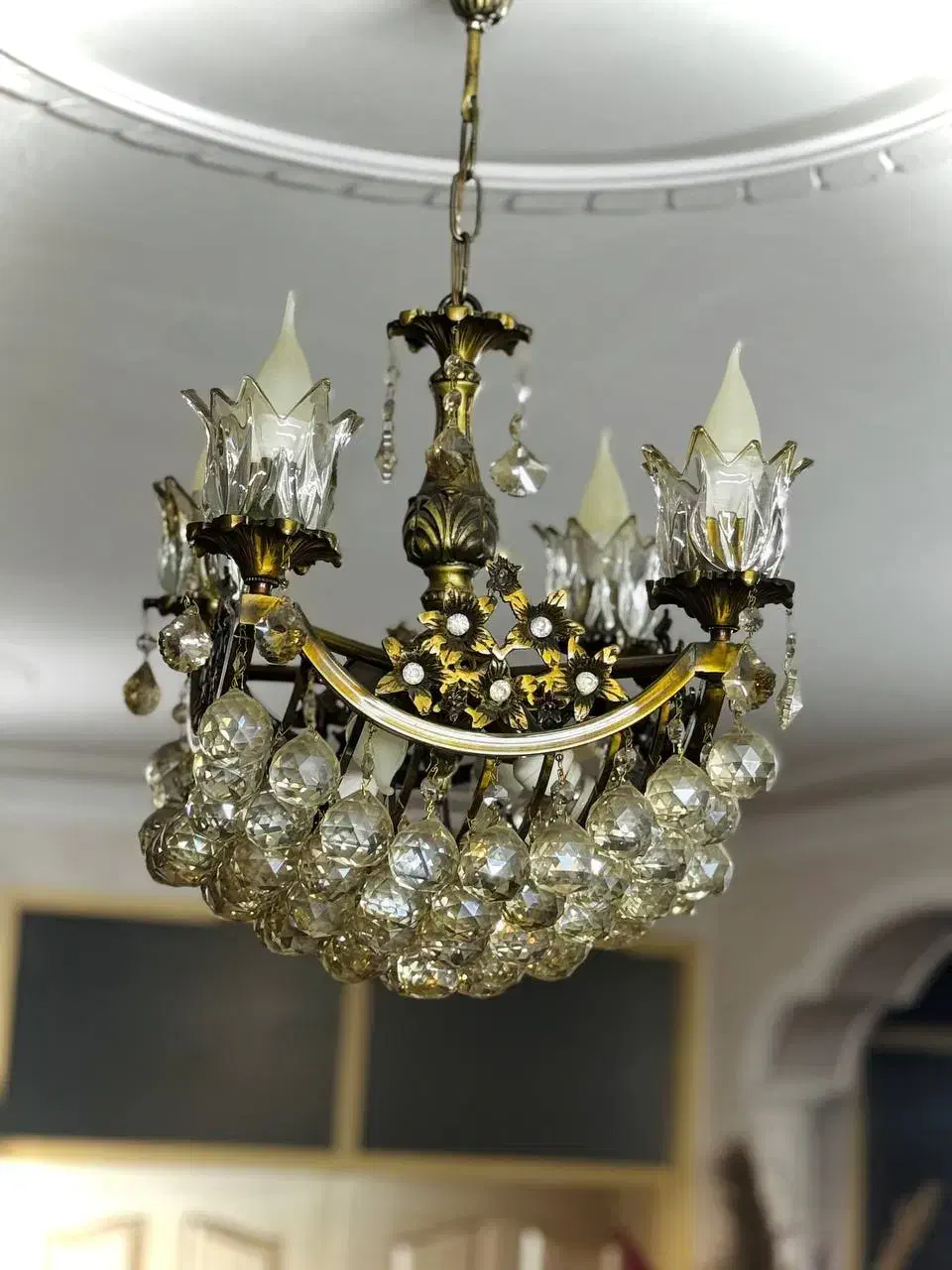 لوستر برنز|لوستر و چراغ آویز|میاندوآب, |دیوار