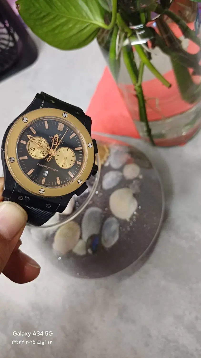 ساعت هابلوت ۳موتوره کرنوگراف|ساعت|شیراز, ارم|دیوار