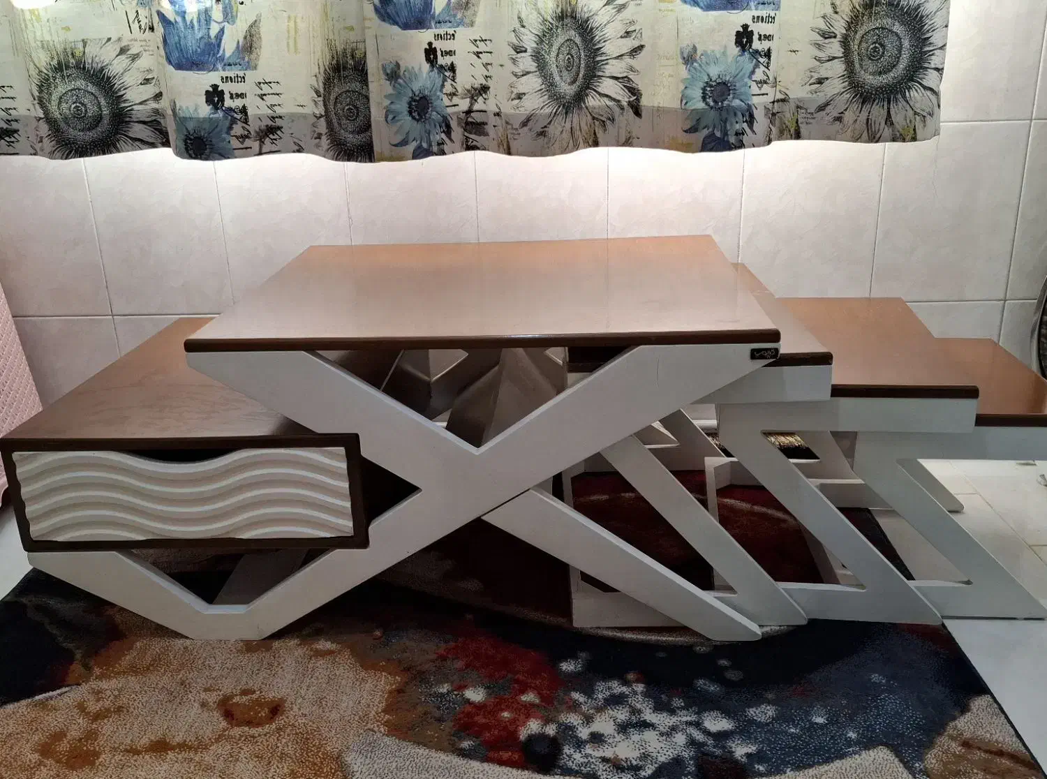 جلومبلی همراه باسه عسلی(ساخت سفارشی)|مبلمان خانگی و میز عسلی|اسلام‌شهر, مطهری|دیوار