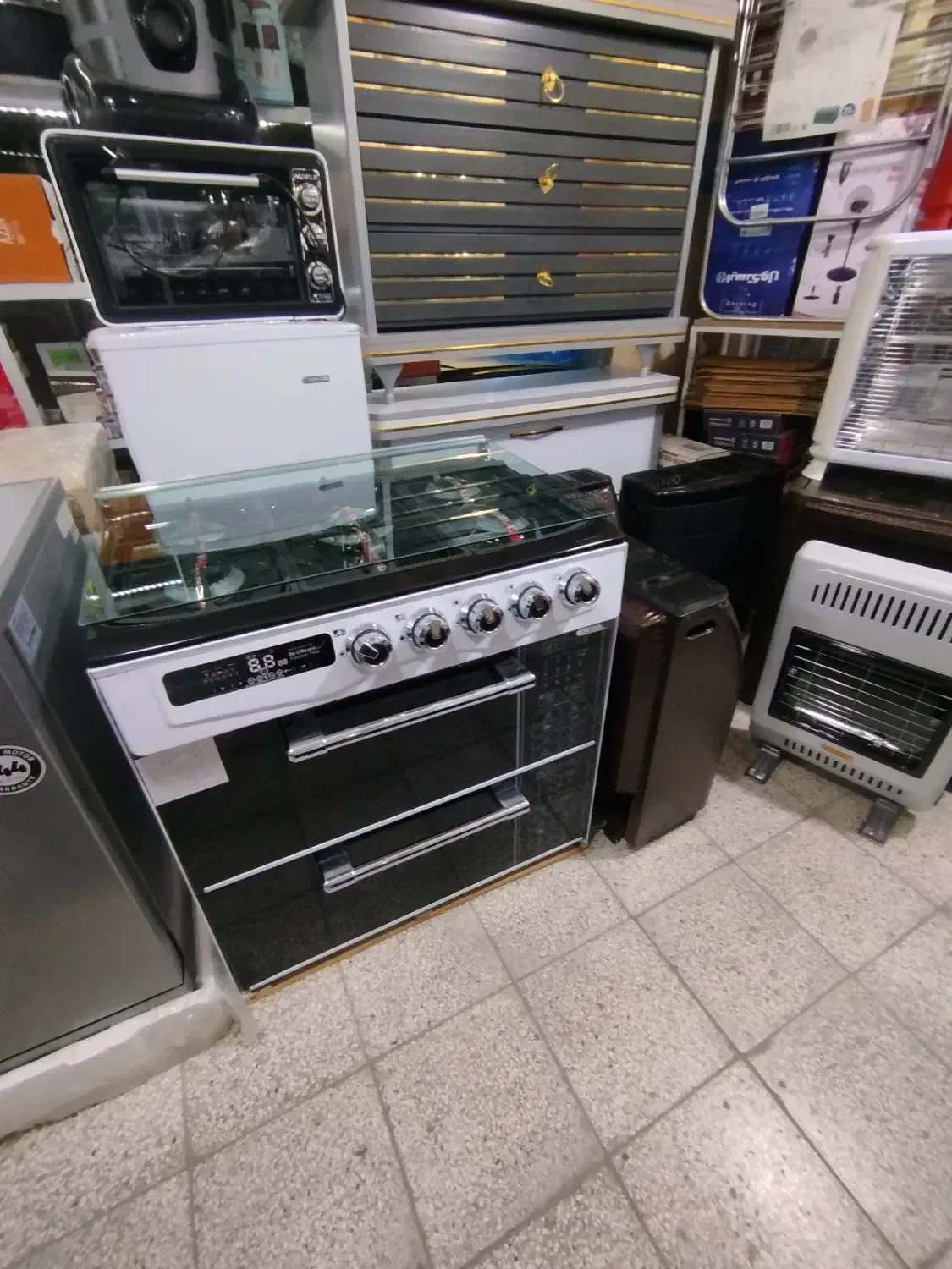 اجاق گاز طرح فر 5شعله شبکه چدن|اجاق گاز و لوازم برقی پخت‌وپز|شاهرود, |دیوار