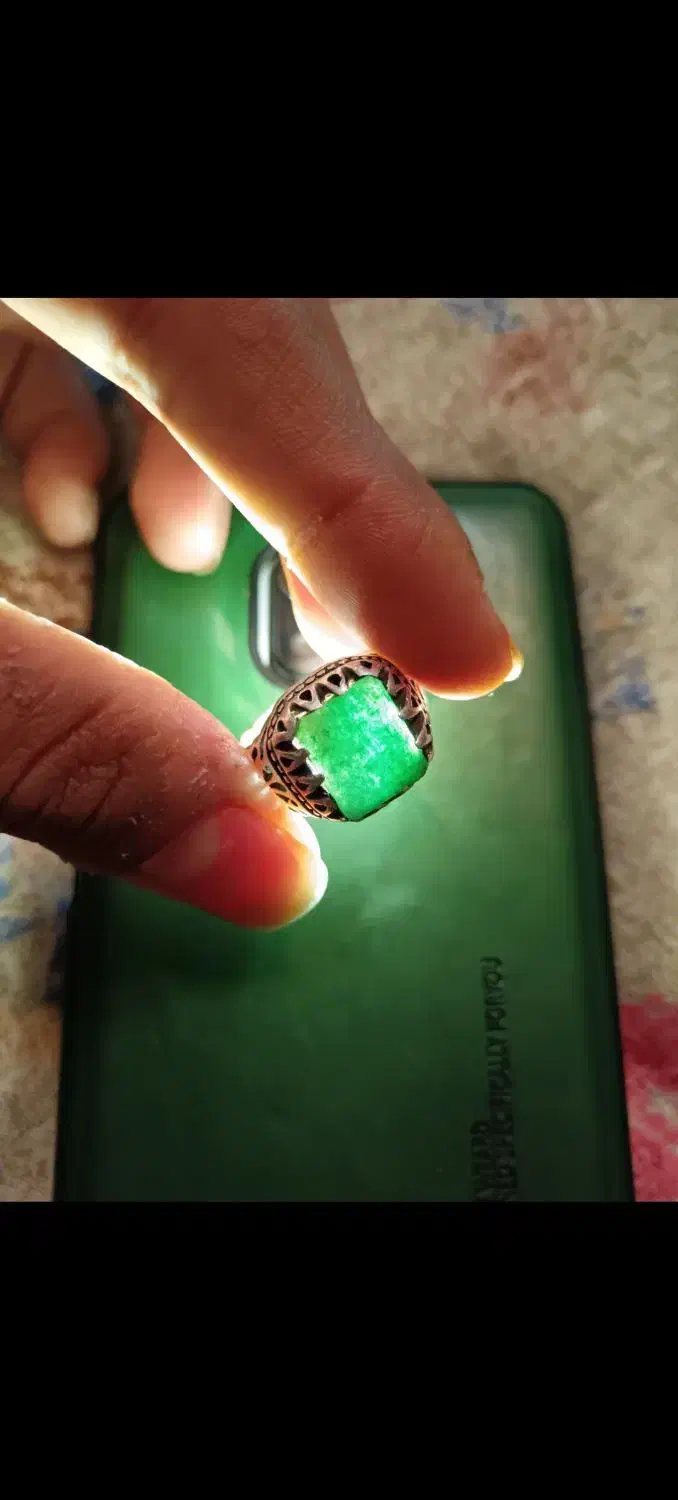 انگشتر زمرد کلمبیا|جواهرات|زاهدان, |دیوار