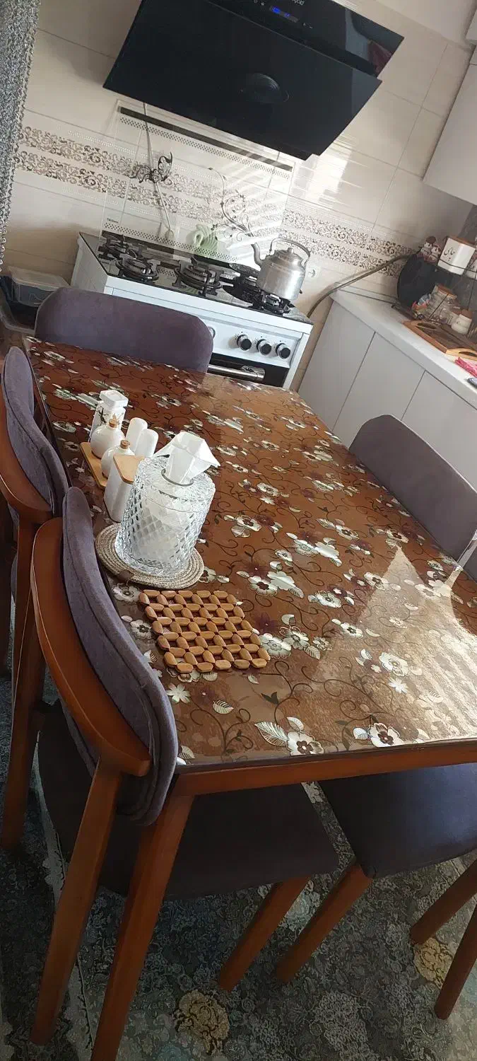 میزغذاخوری شش نفره|میز و صندلی غذاخوری|جلفا, |دیوار