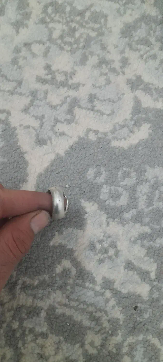 انگشتر تسبیح باسکه قدیمی نقره با گردبند طلا روسی|کلکسیون اشیاء عتیقه|خرم‌آباد, |دیوار