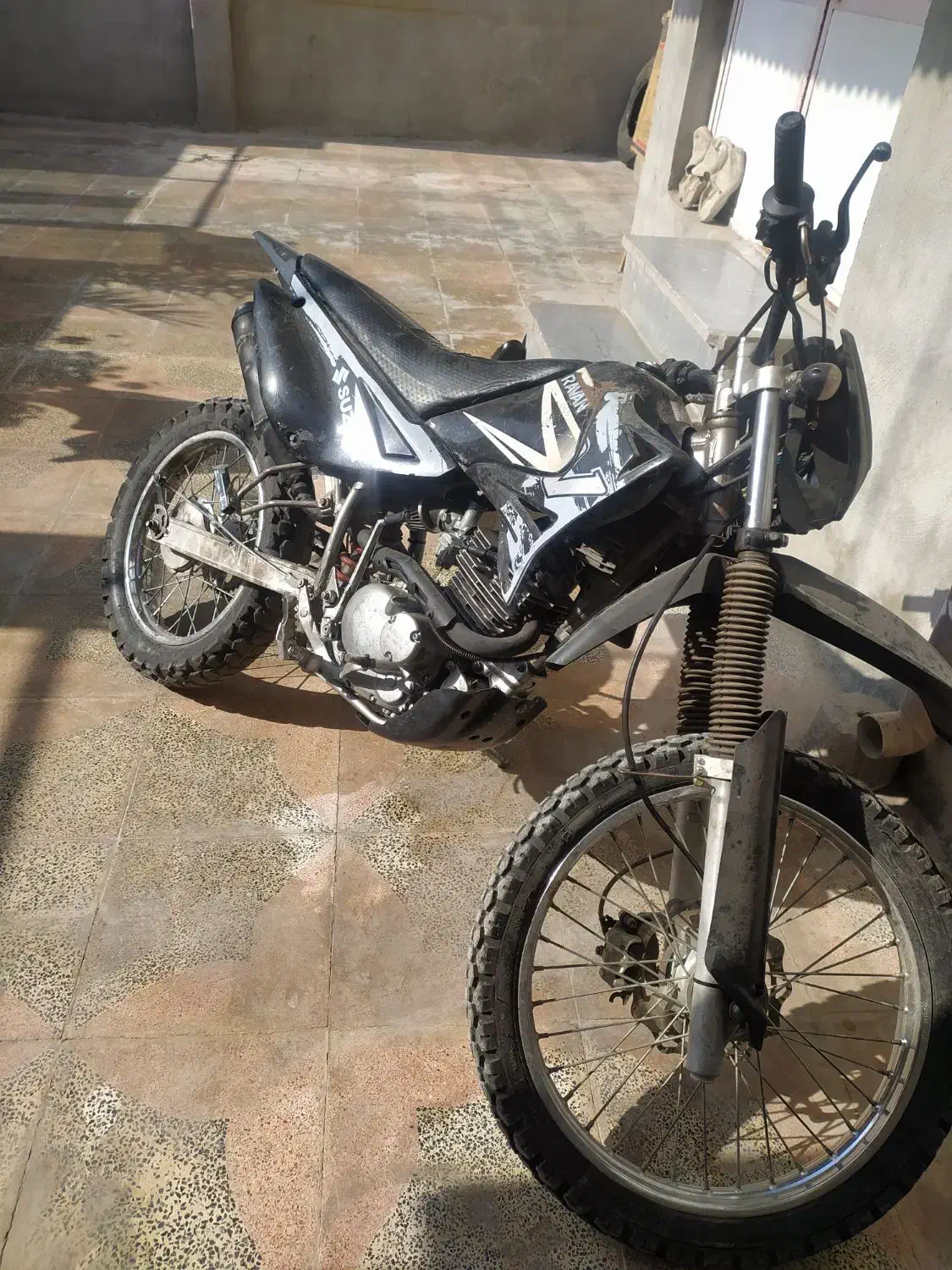 موتور سیکلت تریل روان مزایده|موتورسیکلت|کرمانشاه, |دیوار