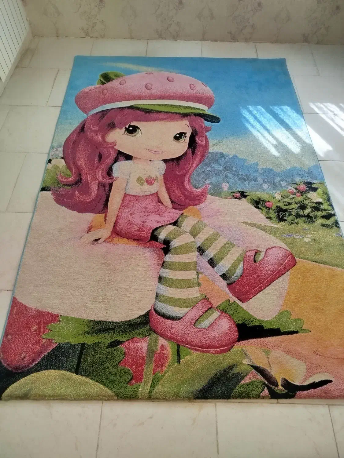 فرش ۴متری اتاق کودک|فرش|هشتگرد, شهرک ریحانه|دیوار