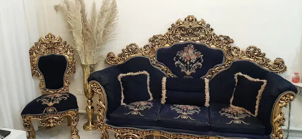 مبل سلطنتی ۹نفره|مبلمان خانگی و میز عسلی|سهند, |دیوار