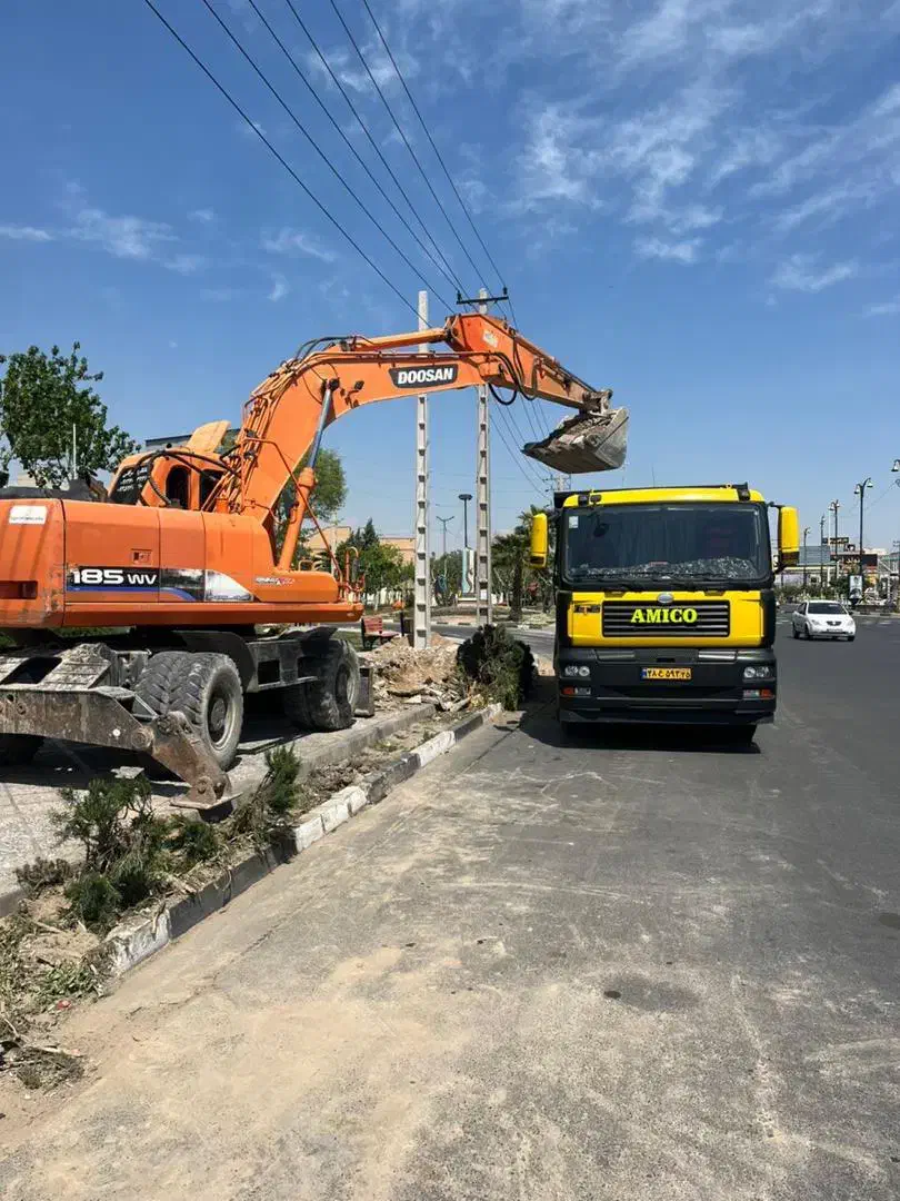 فروش بیل مکانیکی دوسان ۱۸۵ چرخ لاستیکی|خودرو سنگین|قم, آزادگان|دیوار