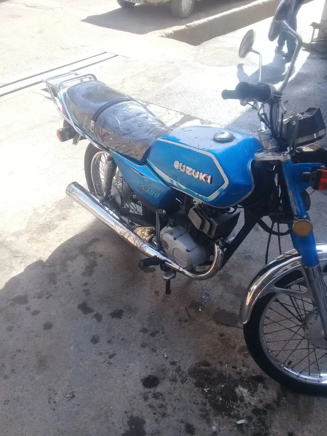 سوزوکی ax۱۰۰تمام فابریک درحد.هوندا|موتورسیکلت|قم, زنبیل آباد|دیوار