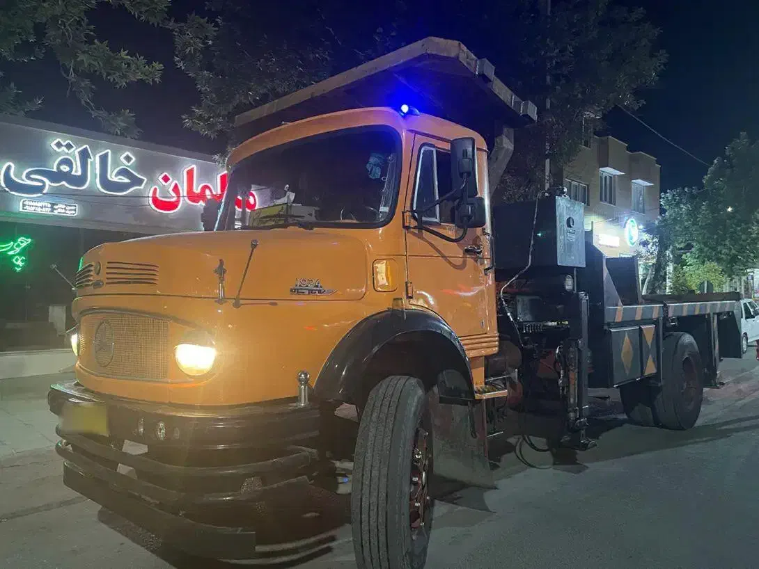 فروش جرثقیل بنز تک اطلس ده تن|خودرو سنگین|بجنورد, |دیوار