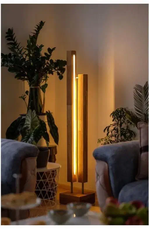 آباژور با نور پردازی خطی مدرن|چراغ خواب و آباژور|چهاردانگه (تهران), |دیوار