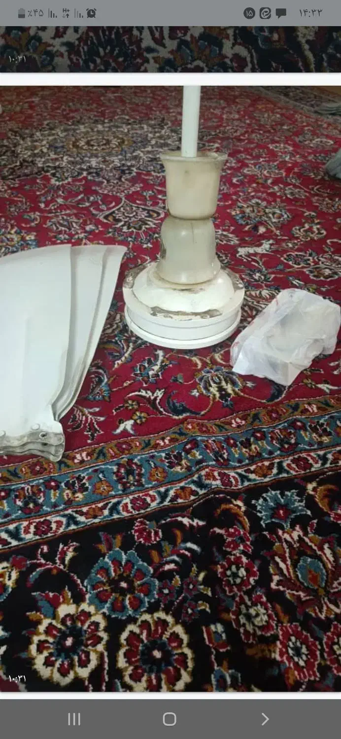 پنکه سقفی|پنکه و تصفیه‌کنندهٔ هوا|برخوار, |دیوار