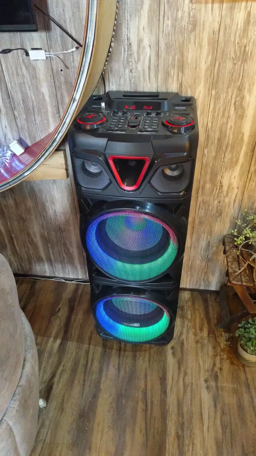 اسپیکر دو قلو مکسیدر با میکروفون و فول دیجی|صوتی و تصویری|اصفهان, محمودیه|دیوار