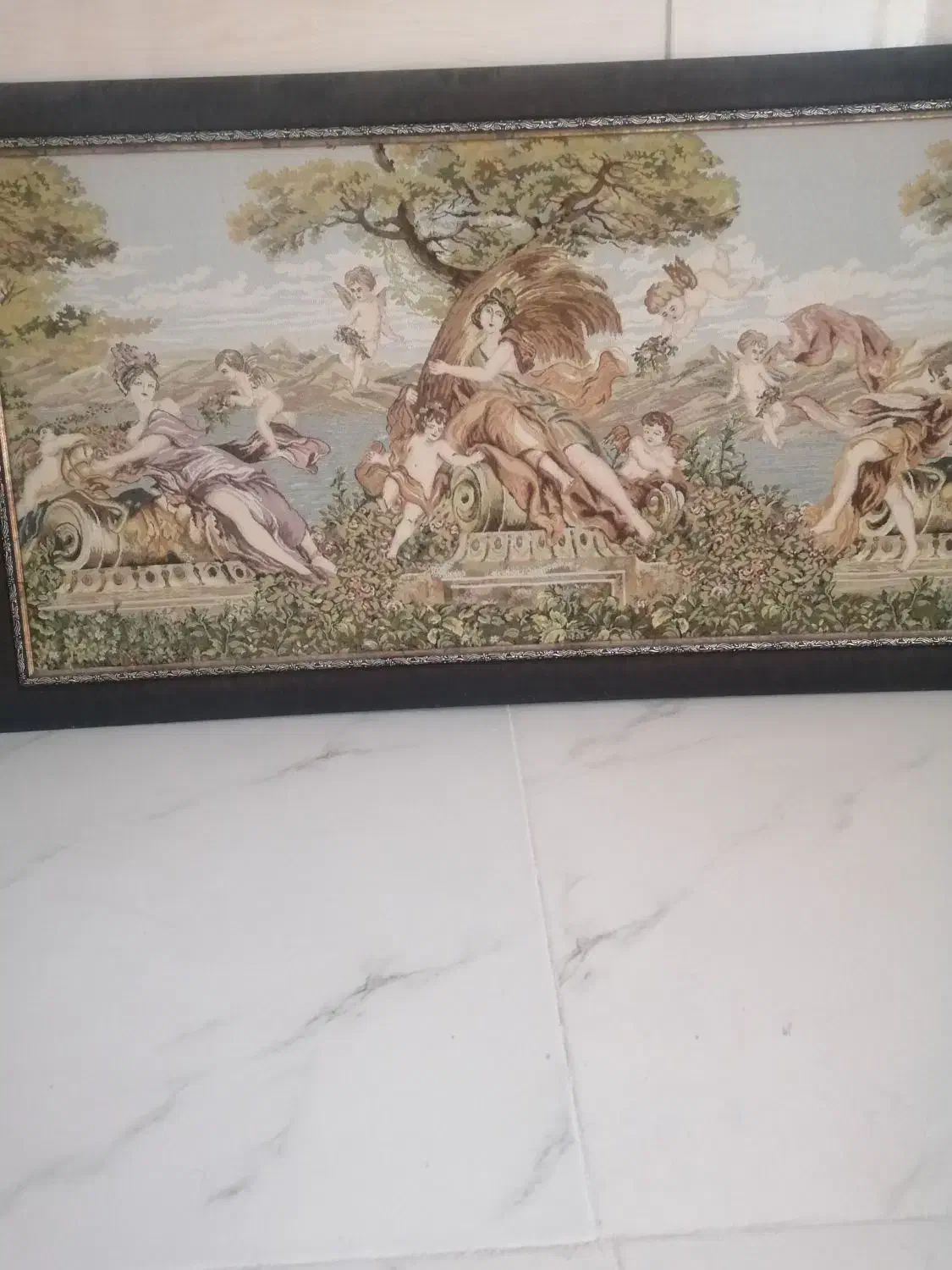 یک عدد فوتبال دستی نونو با یک عدد تابلو ترمه|اسباببازی بچه|ملایر, |دیوار