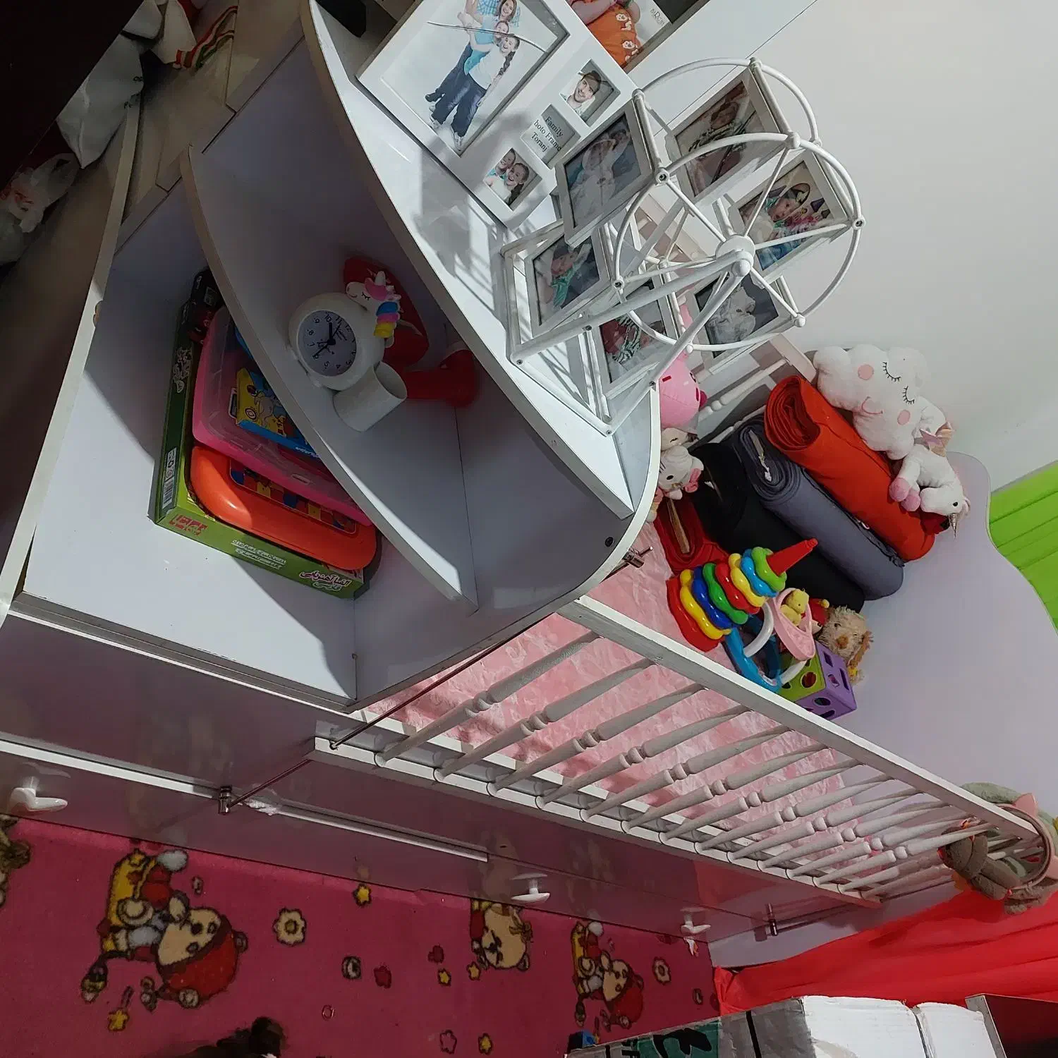 تخت تمام ام دی اف کودک و نوجوان|تشک تختخواب|رشت, معلولین|دیوار