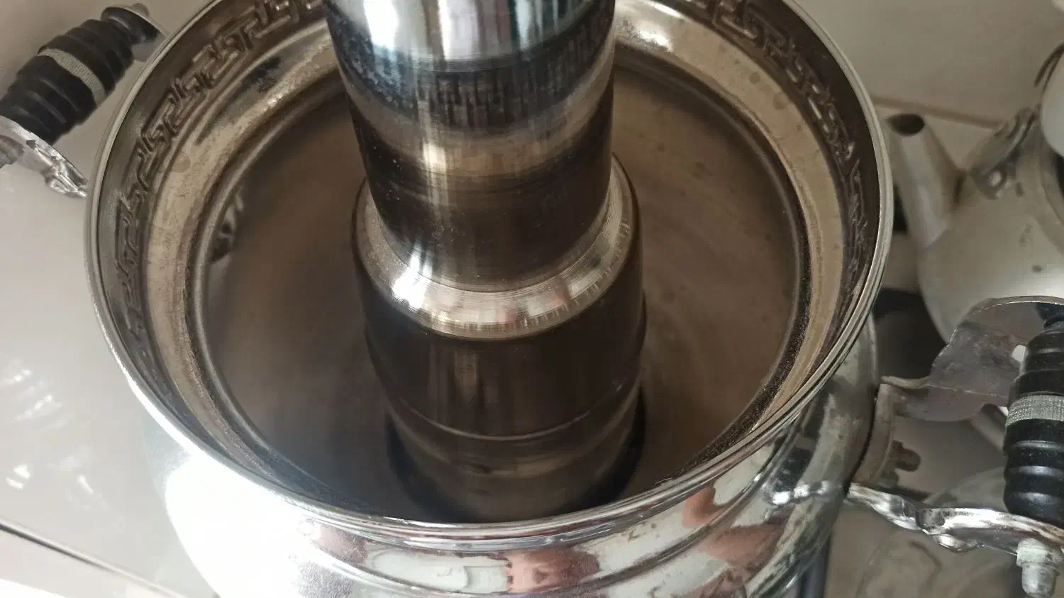 سماور گازی همراه سینی|سماور، چای‌ساز، قهوه‌ساز|همدان, |دیوار