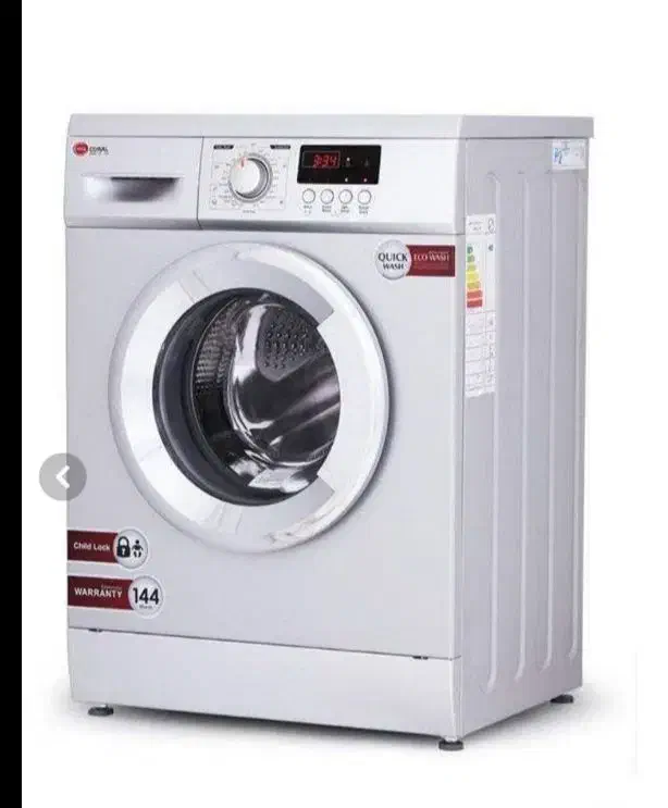 سلام لباسشویی اتومات بدون استفاده کارتن پاره شده|ماشین لباسشویی و خشک‌کن لباس|بم, |دیوار