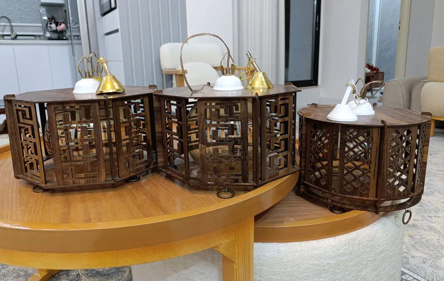 لوستر|لوستر و چراغ آویز|سمنان, |دیوار