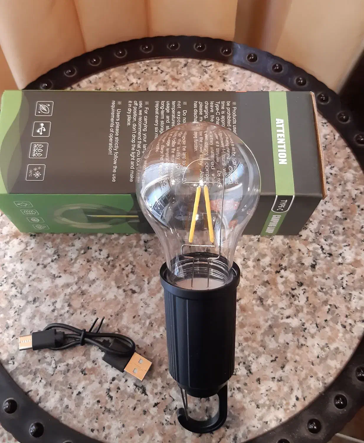 لامپ کمپینگ شارژی گیره دار|لامپ و چراغ|تهران, افسریه شمالی|دیوار