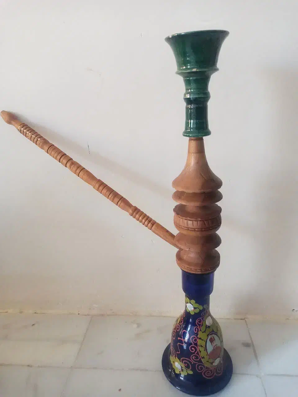 قلیان قدیمی|کلکسیون اشیاء عتیقه|مشهد, ادیب نیشابوری (شهرک غرب)|دیوار